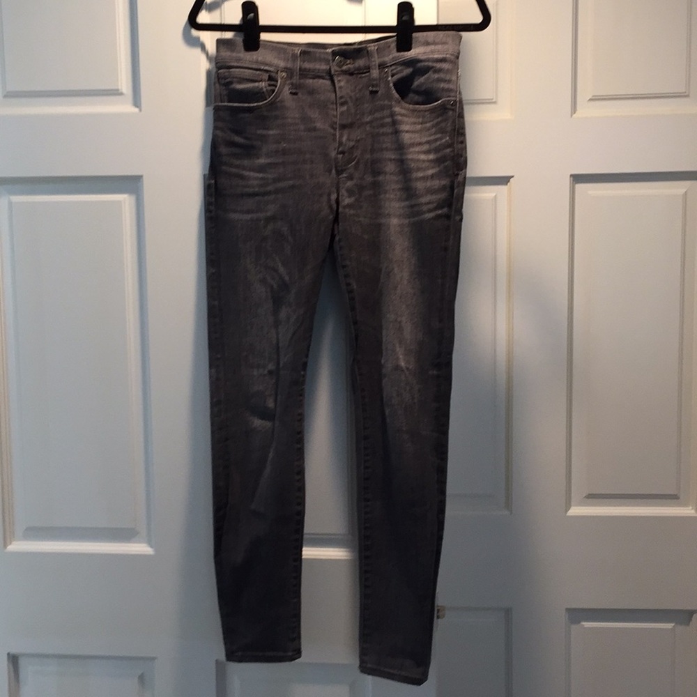 Madewell Gray Skinny Jeans